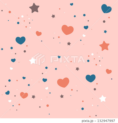 pattern with hearts 132947997