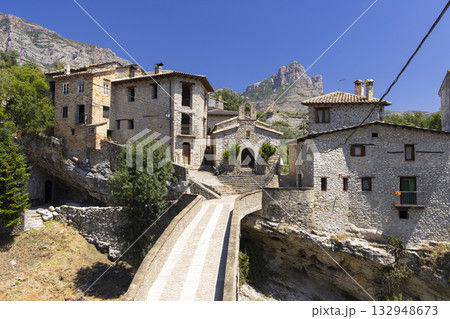 Mediaeval stone village of Roda de Isabena in Aragon, Spain Mediaeval stone village of Roda de Isabena in Aragon, Spain 132948673