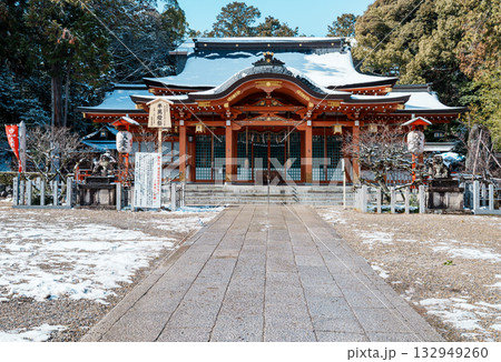 京都　冬の長岡天満宮 132949260