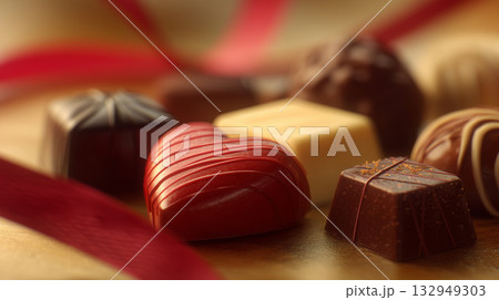 チョコレートギフト　バレンタインチョコレートの写真 132949303