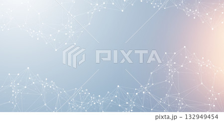 Global network connection banner design template. Header social network communication in the global business concept. Big data visualization. Internet technology Global network connection banner design template. Header social network communication in the global business concept. Big data visualization. Internet technology 132949454