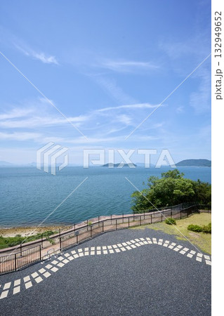 与島パーキングエリアの風景 与島パーキングエリアの風景 132949652