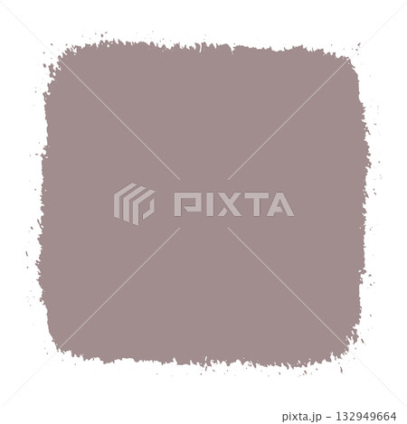 Soft beige paint swatch with textured edges displayed on a white background for home decoration inspiration 132949664