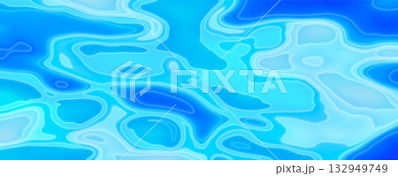 水紋のごとくゆらりと漂うネオン調の青色グラデーションバナー背景 水紋のごとくゆらりと漂うネオン調の青色グラデーションバナー背景 132949749