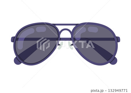 Glasses as Police Equipment and Professional Policeman Object Vector Illustration Glasses as Police Equipment and Professional Policeman Object Vector Illustration 132949771