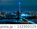 11月のスカイツリーの夜景 132950129