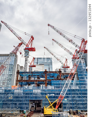 日本一高いビルとなる Torch Tower の建設現場(2025年11月撮影) 日本一高いビルとなる Torch Tower の建設現場(2025年11月撮影) 132951044