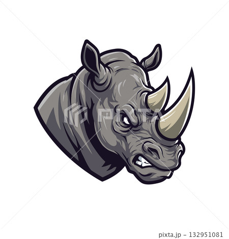 animal head silhouette animal head silhouette 132951081