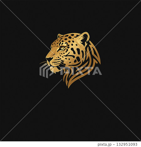 animal head silhouette 132951093