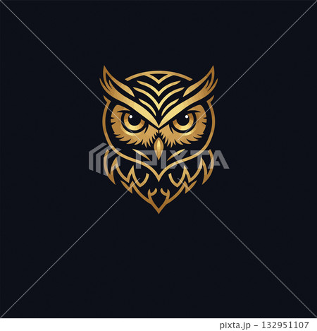 animal head silhouette 132951107