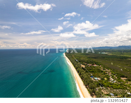 Aerial view sea landscape nature background Aerial view sea landscape nature background 132951427