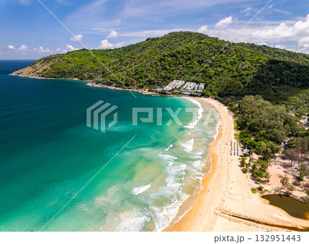 Aerial view sea landscape nature background Aerial view sea landscape nature background 132951443