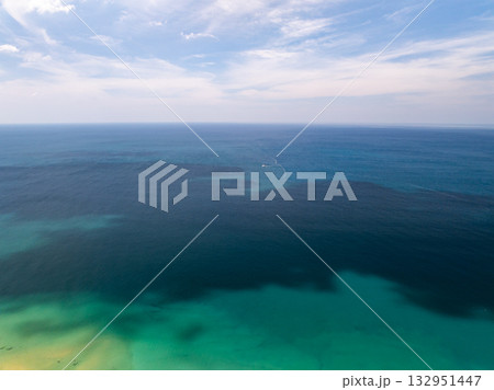 Sea surface aerial view water surface texture,Turquoise sea background Beautiful nature Amazing view seascape background Sea surface aerial view water surface texture,Turquoise sea background Beautiful nature Amazing view seascape background 132951447