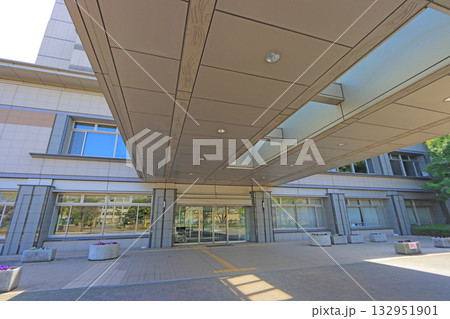 愛知県碧南市、碧南市役所の風景 愛知県碧南市、碧南市役所の風景 132951901