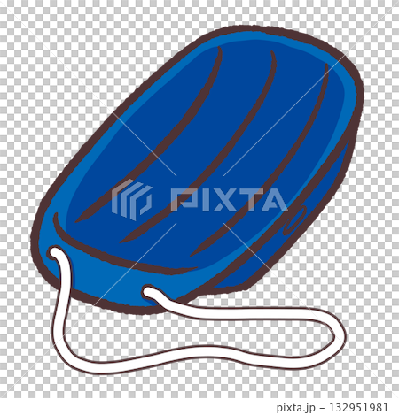 Simple sled illustration 132951981