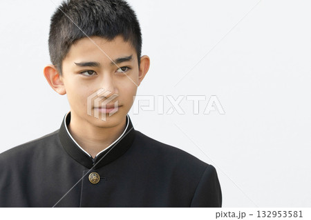 学ラン中学生モデル 132953581