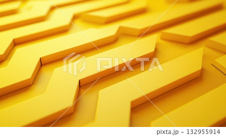 abstract yellow geometric pattern background 132955914