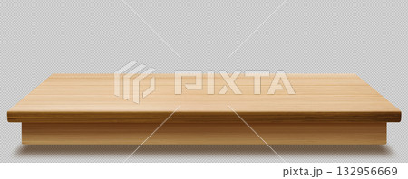 Wooden desk surface with natural wood texture 132956669
