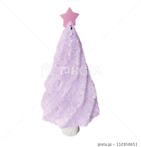 シンプルなクリスマスツリー本体 ピンク 背景透過 シンプルなクリスマスツリー本体 ピンク 背景透過 132958651
