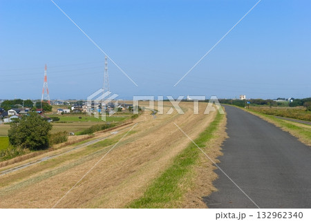 利根川サイクリングロード右岸2025年11月 132962340