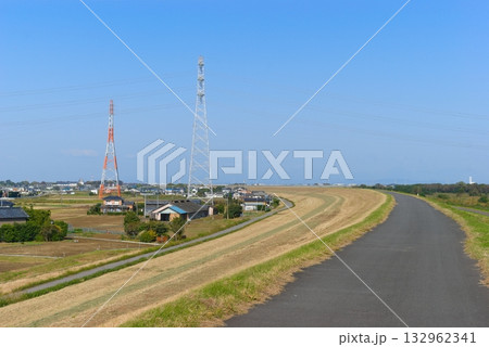 利根川サイクリングロード右岸2025年11月 132962341