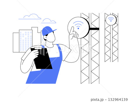 Field service isolated cartoon vector illustrations. Field service isolated cartoon vector illustrations. 132964139