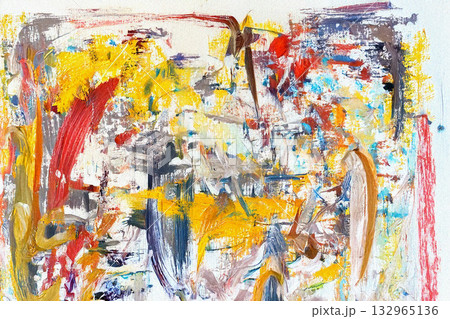 オパール原石の抽象画 132965136