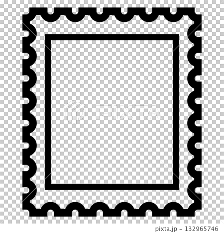 Simple Frame 4 Monochrome 132965746