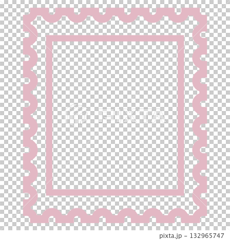 Simple Frame 4 Pink 132965747