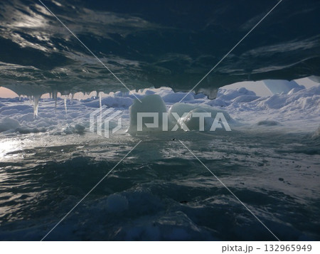 流氷のなか 132965949