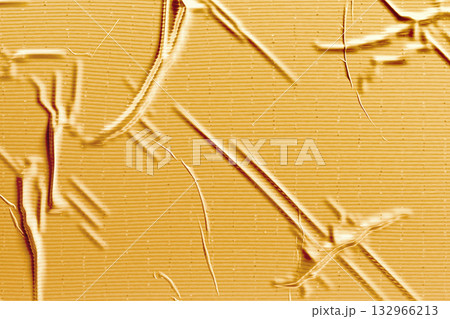 Blank gold adhesive crumpled tape mockup texture Blank gold adhesive crumpled tape mockup texture 132966213