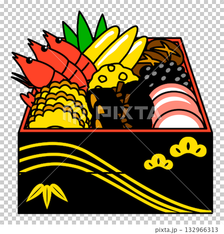 おせち料理 132966313