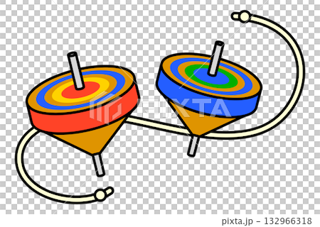 コマ回し 132966318