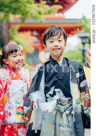 七五三 親子 七五三 親子 132967920
