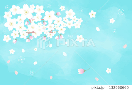桜の背景イラスト 132968660
