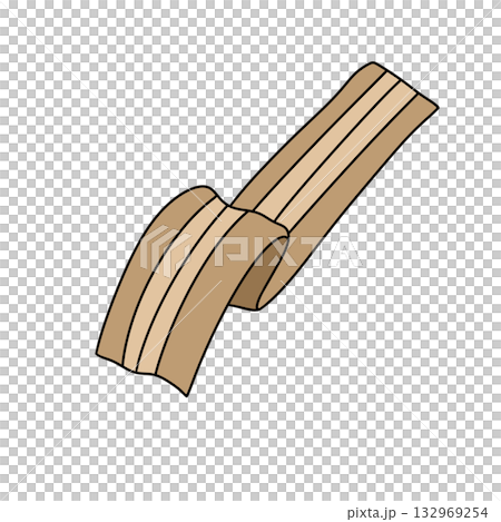 A piece of brown paper with a white background A piece of brown paper with a white background 132969254