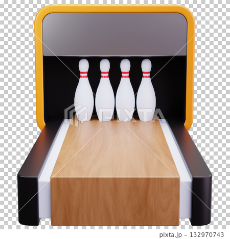Bowling Alley Setup 132970743