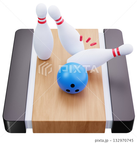Bowling Action Moment Bowling Action Moment 132970745