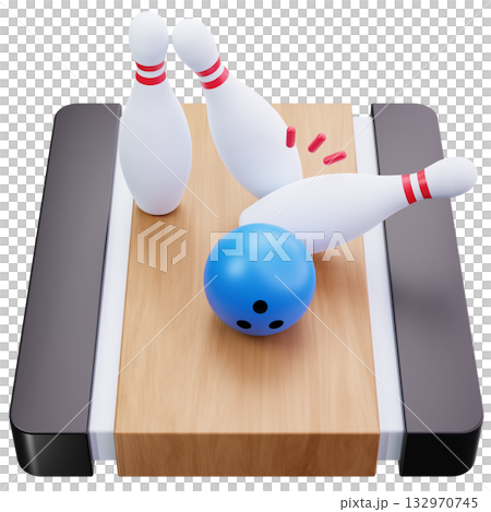 Bowling Action Moment Bowling Action Moment 132970745