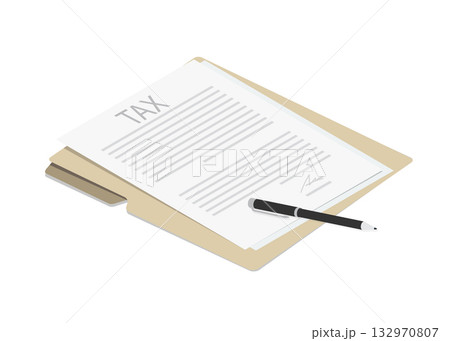 Tax Payments Concept stock illustration Tax Payments Concept stock illustration 132970807