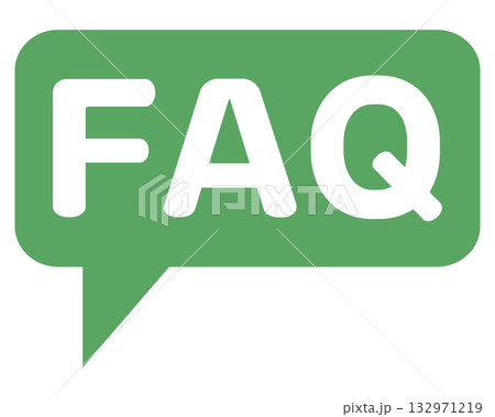 FAQのアイコン 緑 132971219