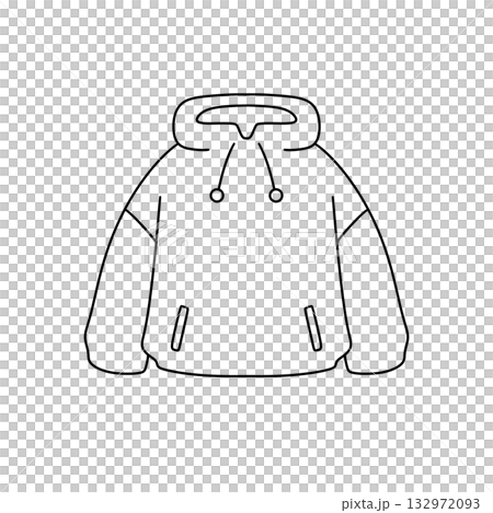 A hooded sweatshirt with a zipper pocket A hooded sweatshirt with a zipper pocket 132972093