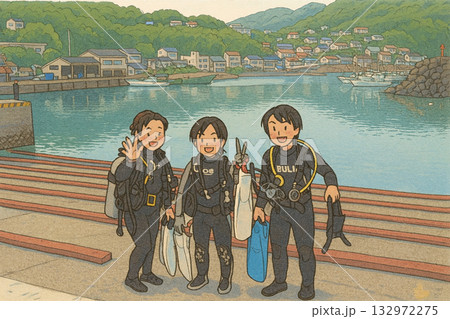 ダイビング 132972275