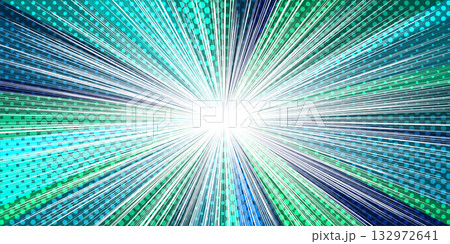 スクリーントーン　青　模様　背景 132972641
