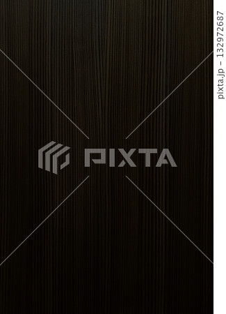 繊細な黒色の縦木目の縦長の背景画像 132972687