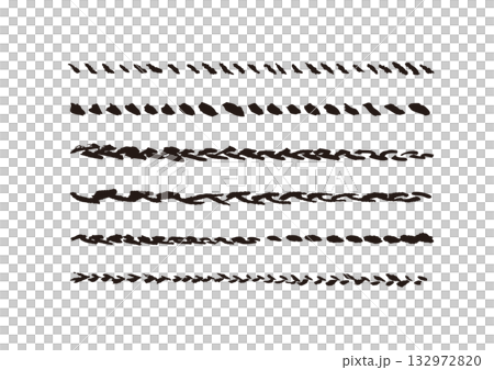 刷塗紗線和鍊式編織線套裝 132972820