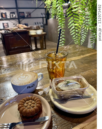 韓国カフェ スイーツとカフェ 韓国カフェ スイーツとカフェ 132973492