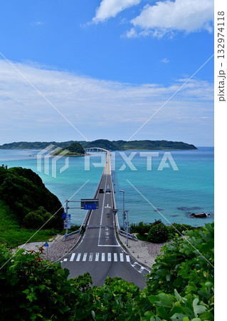 角島大橋側道から見た角島大橋 角島大橋側道から見た角島大橋 132974118