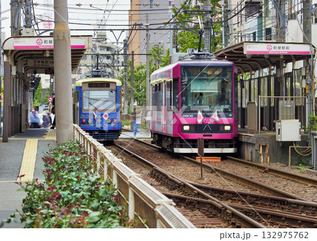東京さくらトラム(都電荒川線)・町屋駅前停留所 132975762