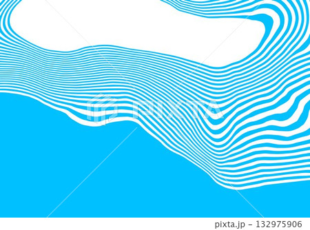 White and Turquoise Abstract Pattern of Contour Lines Forming a Wavy, Elegant Border Between Planes Marine Texture. Eps 10 White and Turquoise Abstract Pattern of Contour Lines Forming a Wavy, Elegant Border Between Planes Marine Texture. Eps 10 132975906